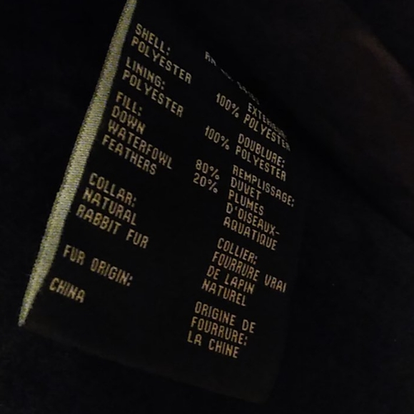 Andrew Marc Down/Fur Coat - Picture 7 of 9